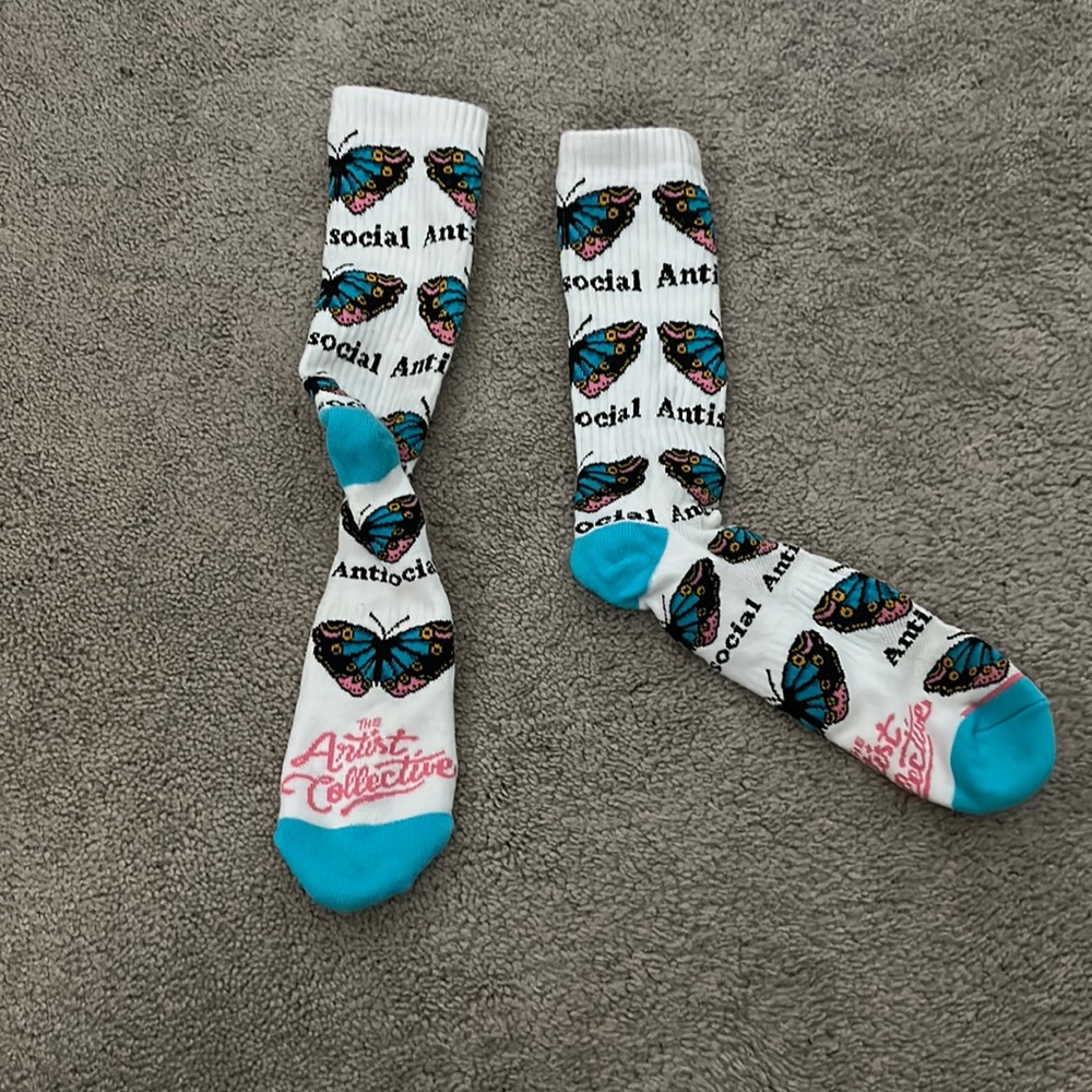 Antisocial Butterfly Zumiez Socks